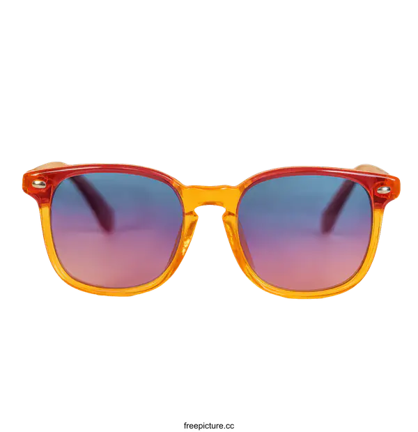 [Transparent Background PNG]Colorful Gradient Sunglasses