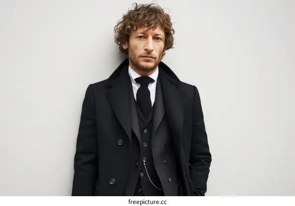 Man in a suit with hand in pocket