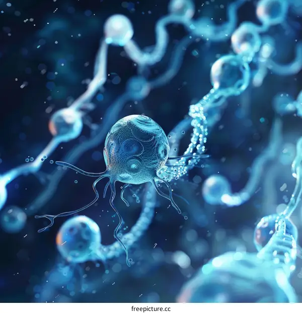 Illustration of a neuron