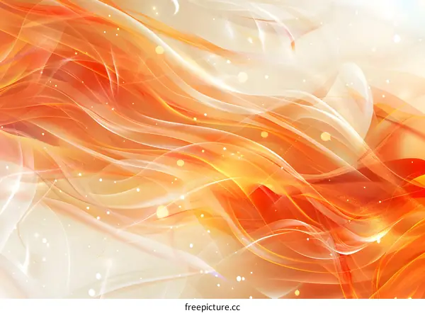 Orange and White Abstract Background