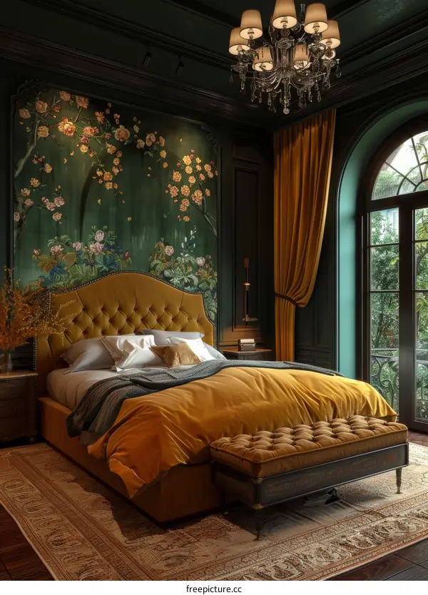 Luxury Bedroom with Modern Furnishings and Grand Design