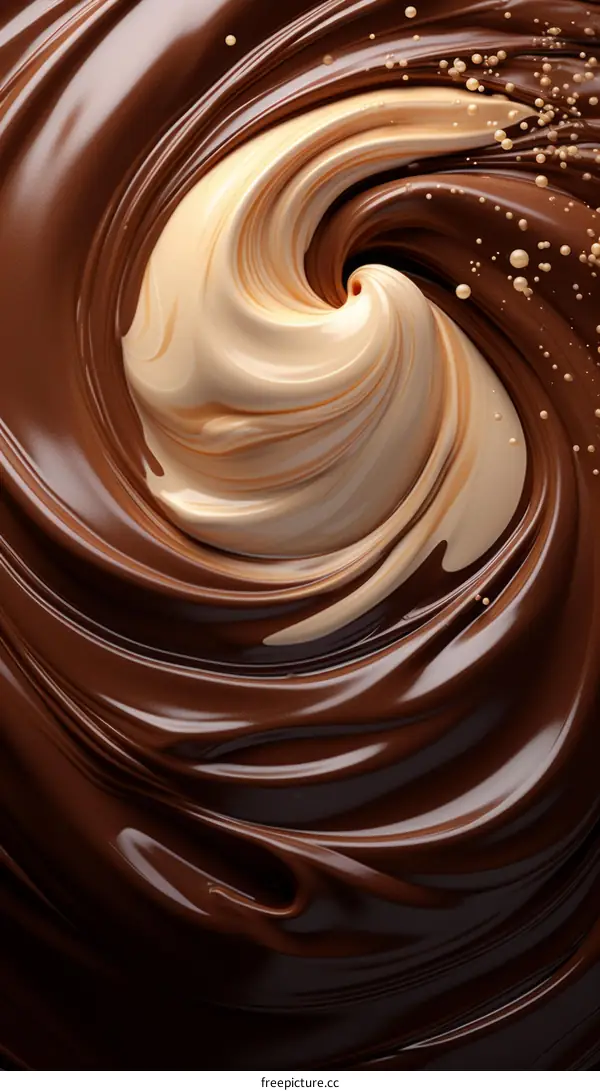 Indulge in the Decadence: Chocolate and Vanilla Swirl