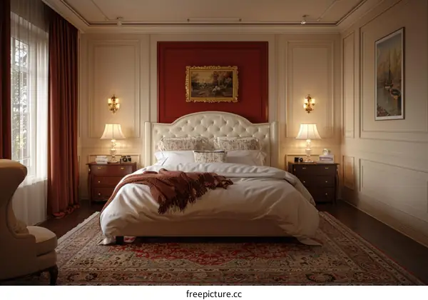 Elegant Classic Bedroom Interior Design