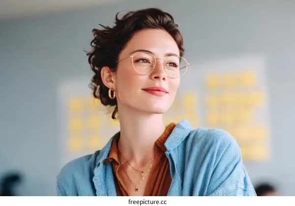 Caucasian Woman Business Person Portrait