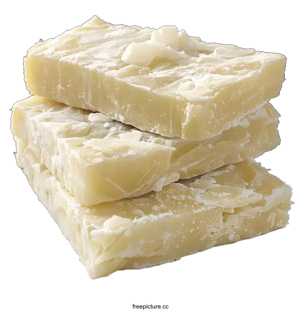 [Transparent Background PNG]Stack of Coconut Ice Squares