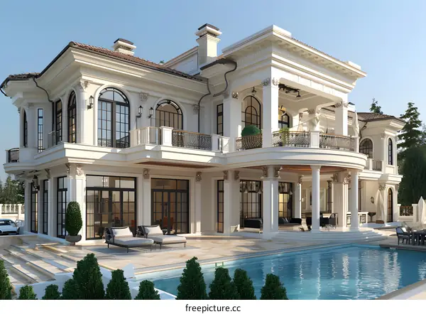 Luxury villa with pool