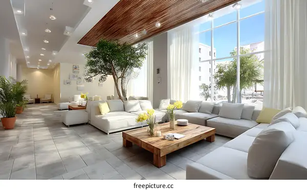 Modern Elegant Indoor Living Area Design