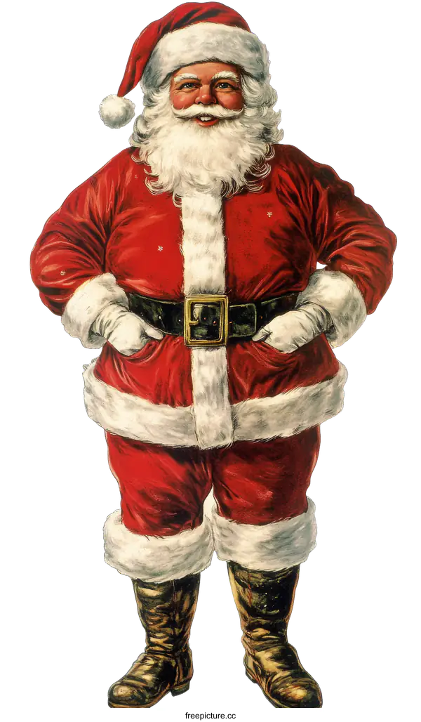 [Transparent Background PNG]Santa Claus Illustration for Christmas