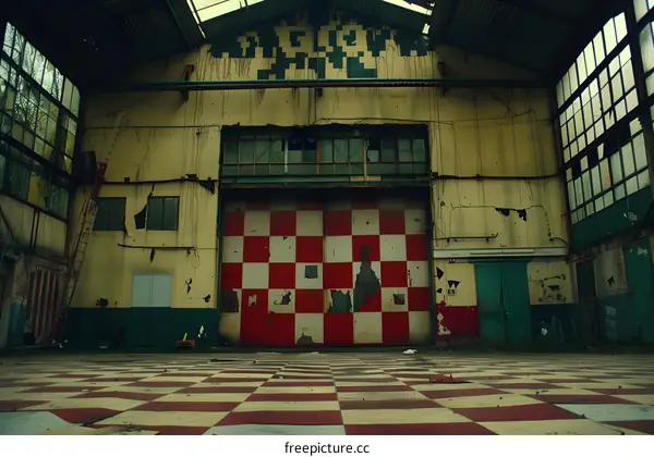 Abandoned Checkerboard Hangar