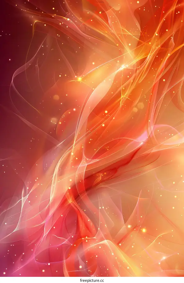 Abstract Red Pink Background with Lights