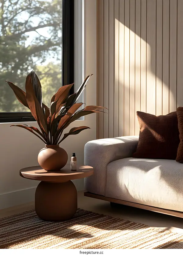 Modern Living Room Interior Design with Minimalist Decor and Natural Light