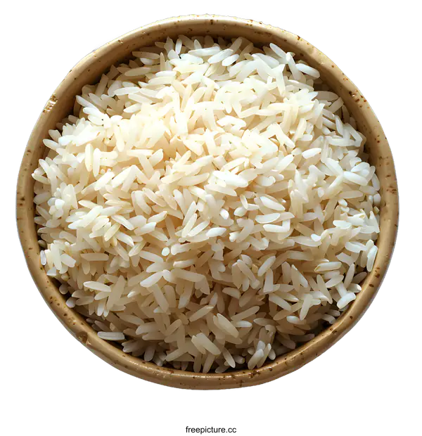 [Transparent Background PNG]bowl of white rice