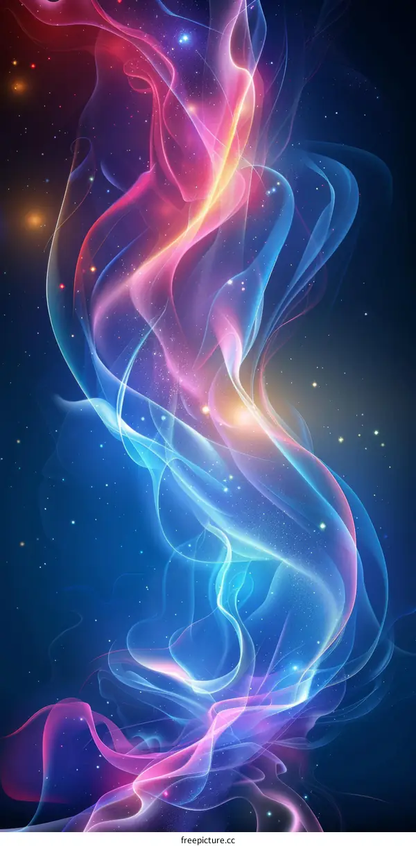 Colorful smoke background