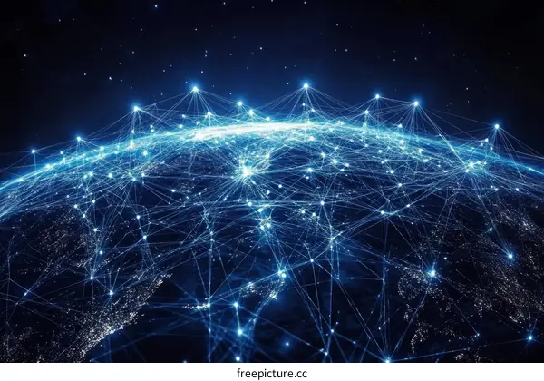 Global Network Connection Illustrative Image