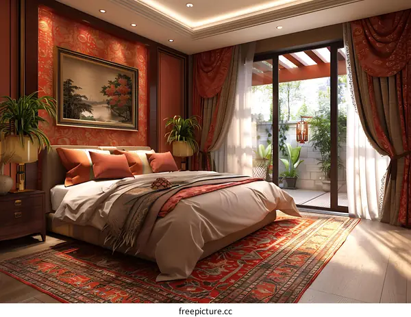 Chinese style bedroom