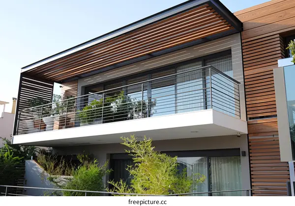 Balcony with Minimalist Design