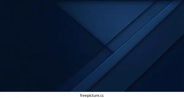 Abstract Dark Blue Geometric Background Design