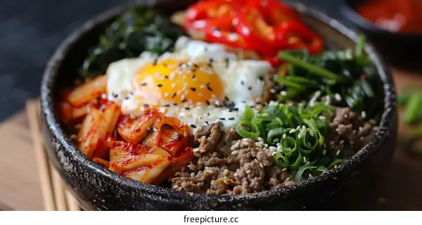 Korean Bibimbap: A Colorful and Delicious Dish