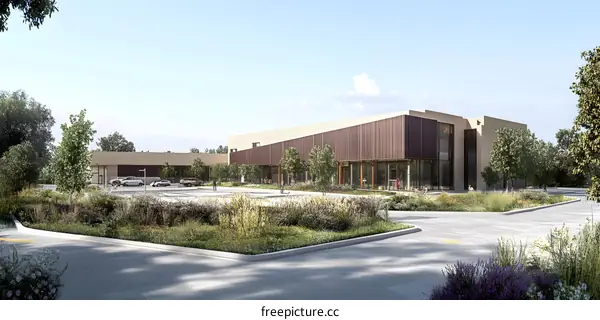 Modern Architecture Building Exterior Design Landscape