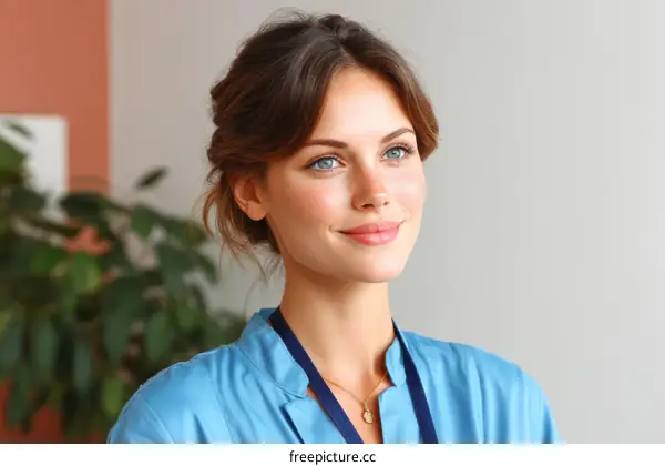 Confident Caucasian Woman Portrait