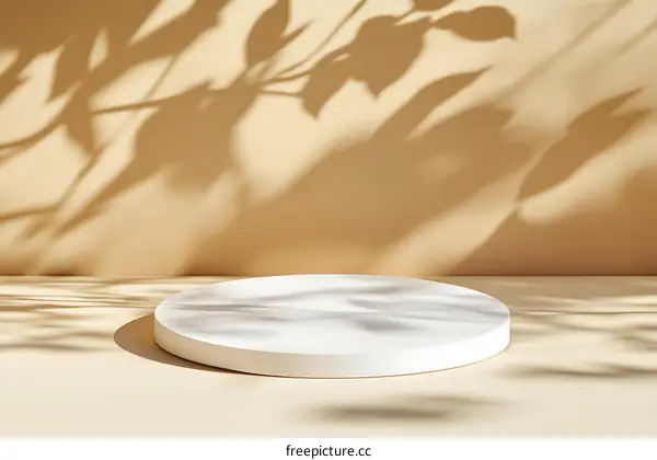 Elegant Minimalist Product Display Podium