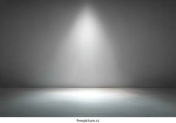 Empty Studio Backdrop with Spotlight