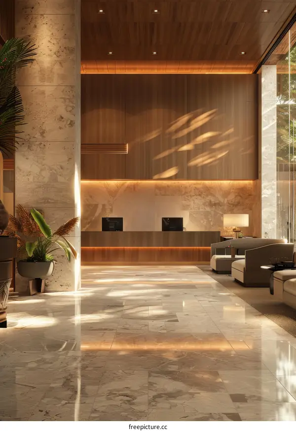 Modern Hotel Lobby Interior Design