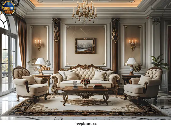 European style living room