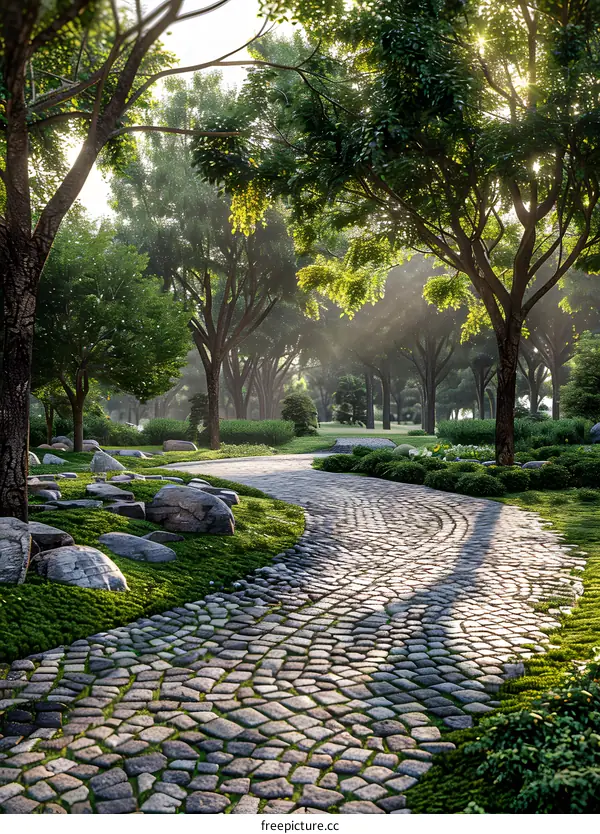 Garden landscape design renderings