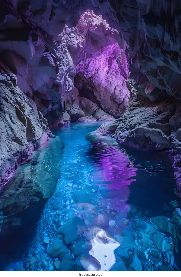 Mystical Blue Cave