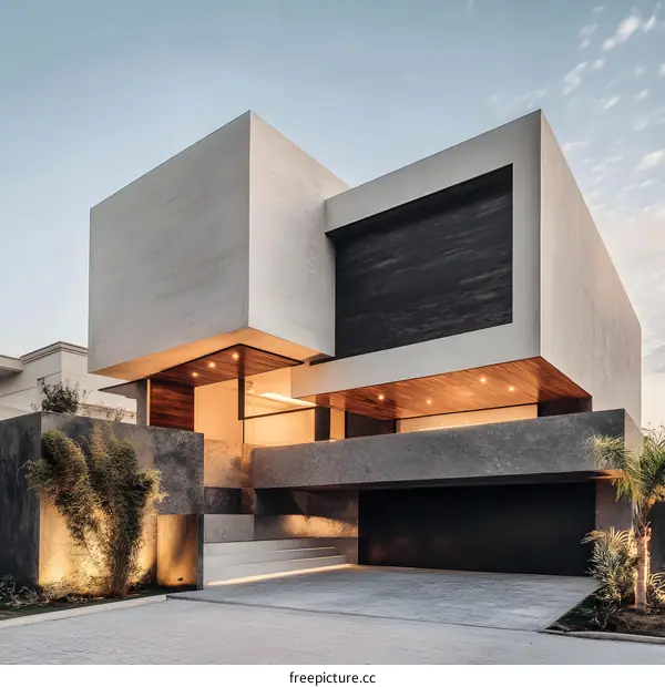 Modern Concrete House with Minimalist Design