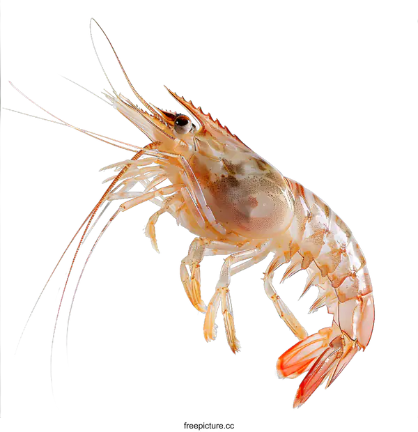 [Transparent Background PNG]A close up of a prawn