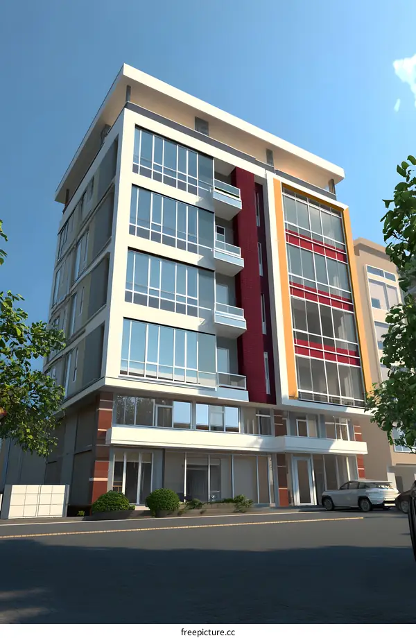 Modern Apartment Building Exterior Design