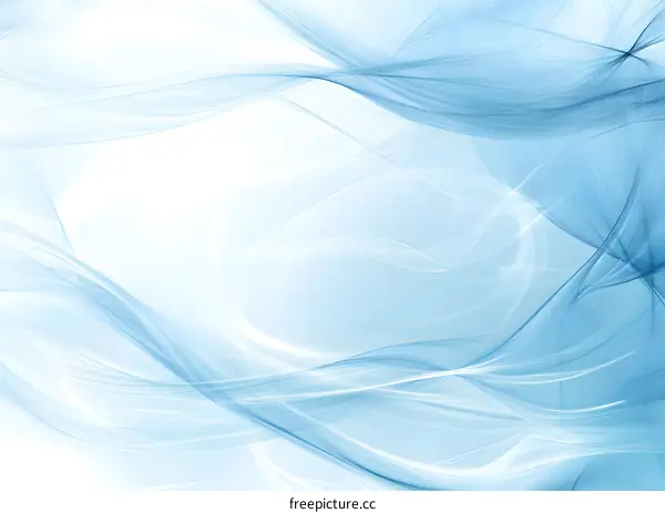 Abstract Blue and White Wave Background