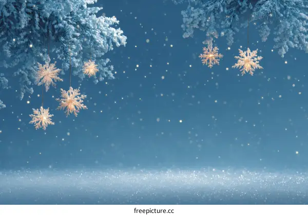 Winter Wonderland Christmas Snowflake Lights