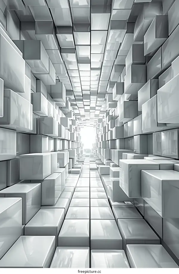 Futuristic Sci-Fi Tunnel