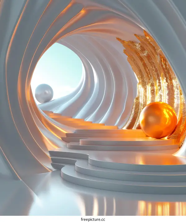 Abstract Modern Architectural Interior Design