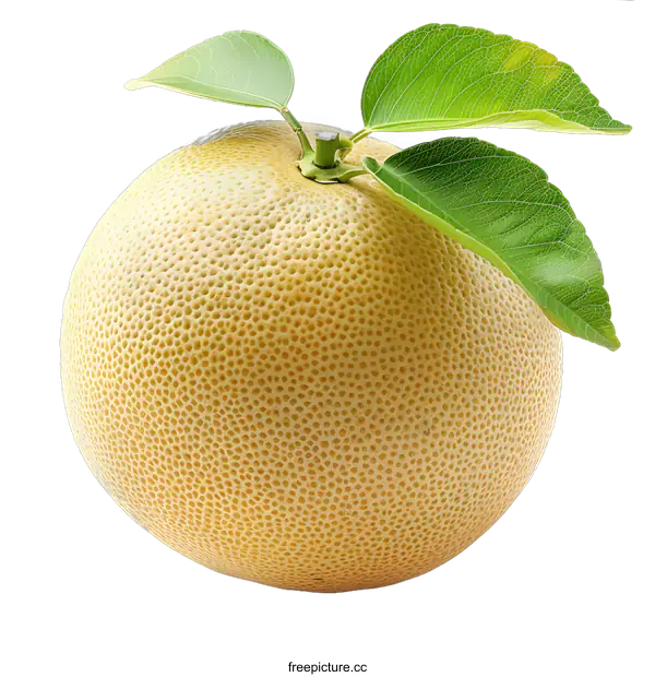 [Transparent Background PNG]A rendered image of a pummelo