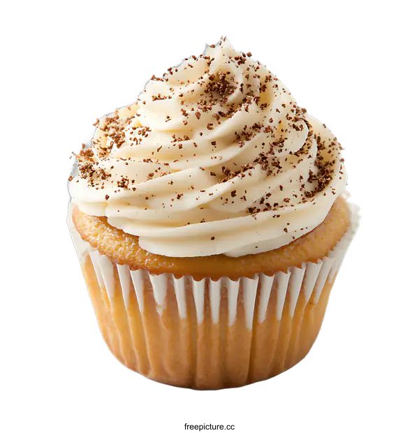 [Transparent Background PNG]Delicious Chocolate Sprinkled Cupcake