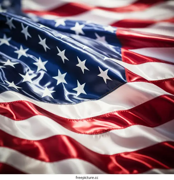 Close-up of the American Flag