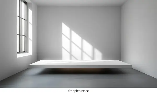 Modern Minimalist Empty Room Showcase