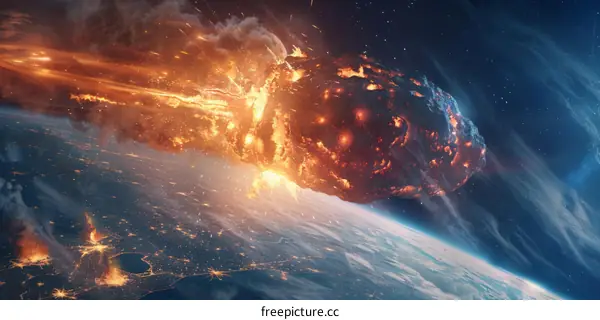 Asteroid Heading Towards Earth