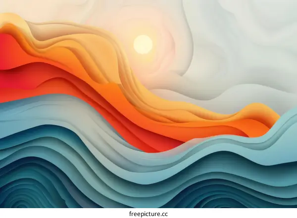 Gradient colors abstract background