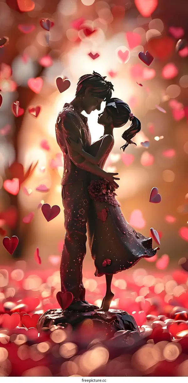 A romantic and beautiful picture of Valentines Day