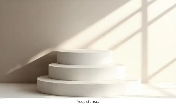 Abstract Minimalist Product Display Stand