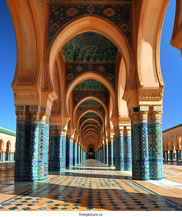 Hassan II Mosque in Casablanca, Morocco