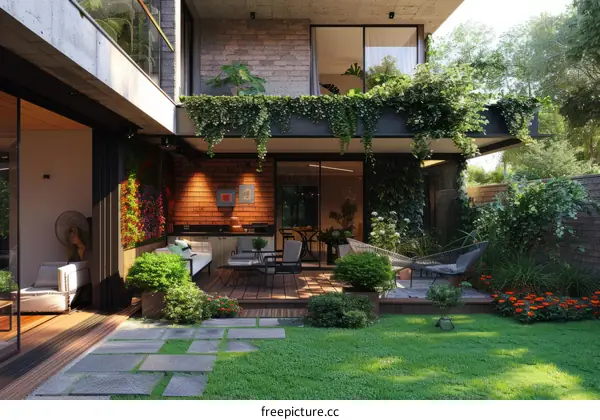 Modern and Stylish House with Garden