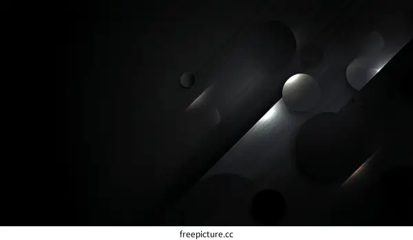 Abstract Dark Geometric Shapes Background Design