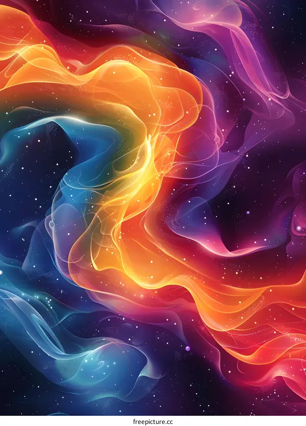 Colorful abstract painting