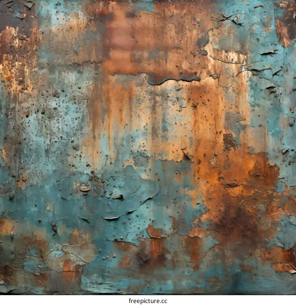Rusty Metal Texture: Aged and Weathered Surface